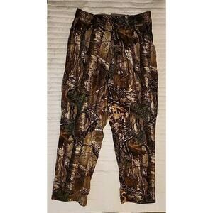 GAMEHIDE Mens Lined Grass Camo Hush Hide Hunting Pants 34x32 See Description